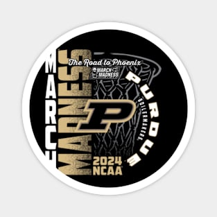 Purdue Boilermakers March Madness 2024 Basketball Magnet